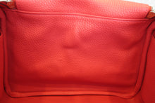 Load image into Gallery viewer, HERMES LINDY 26 Clemence leather Rouge pivoine T Engraving  Shoulder bag 700050250