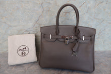 Load image into Gallery viewer, HERMES BIRKIN 30 Epsom leather Etain □P Engraving Hand bag 700100102