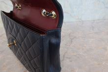 画像をギャラリービューアに読み込む, CHANEL/シャネル マトラッセチェーンショルダーバッグ ラムスキン ネイビー/ゴールド金具 ショルダーバッグ 800090055