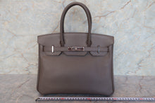Load image into Gallery viewer, HERMES BIRKIN 30 Epsom leather Etain □P Engraving Hand bag 700100102