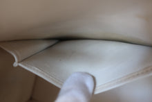 画像をギャラリービューアに読み込む, HERMES/エルメス ケリー32 トワルアッシュ/レザー ベージュ/ホワイト 〇U刻印 ハンドバッグ 700080200