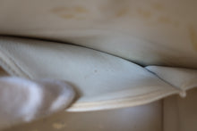 画像をギャラリービューアに読み込む, HERMES/エルメス ケリー32 トワルアッシュ/レザー ベージュ/ホワイト 〇U刻印 ハンドバッグ 700080200