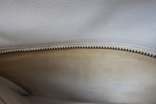 画像をギャラリービューアに読み込む, HERMES/エルメス ケリー32 トワルアッシュ/レザー ベージュ/ホワイト 〇U刻印 ハンドバッグ 700080200