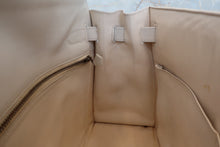 画像をギャラリービューアに読み込む, HERMES/エルメス ケリー32 トワルアッシュ/レザー ベージュ/ホワイト 〇U刻印 ハンドバッグ 700080200