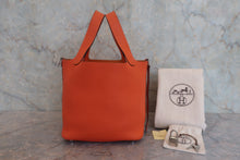 画像をギャラリービューアに読み込む, HERMES/エルメス ピコタンロックPM トリヨンクレマンス オレンジポピー T刻印 ハンドバッグ 800010219