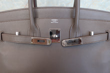 Load image into Gallery viewer, HERMES BIRKIN 30 Epsom leather Etain □P Engraving Hand bag 700100102