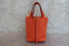 画像をギャラリービューアに読み込む, HERMES/エルメス ピコタンロックPM トリヨンクレマンス オレンジポピー T刻印 ハンドバッグ 800010219