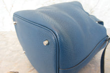 将图片加载到图库查看器,HERMES PICOTIN LOCK MM Clemence leather Blue de galice □R刻印 Hand bag 700100168
