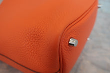 画像をギャラリービューアに読み込む, HERMES/エルメス ピコタンロックPM トリヨンクレマンス オレンジポピー T刻印 ハンドバッグ 800010219