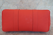 Load image into Gallery viewer, HERMES GARDEN PARTY PM Country leather Rouge pivoine R Engraving Tote bag 700110143