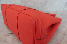 Load image into Gallery viewer, HERMES GARDEN PARTY PM Country leather Rouge pivoine R Engraving Tote bag 700110143