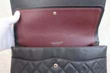 画像をギャラリービューアに読み込む, CHANEL/シャネル 中マトラッセWフラップWチェーンショルダーバッグ キャビアスキン ブラック/シルバー金具 ショルダーバッグ 800080001