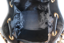 画像をギャラリービューアに読み込む, CHANEL/シャネル ココマーク巾着チェーンショルダーバッグ ラムスキン ブラック/ゴールド金具 ショルダーバッグ 800090057