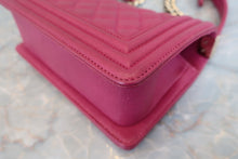Load image into Gallery viewer, CHANEL LeBOY CHANEL chain shoulder bag Caviar skin Pink/Gold hadware Shoulder bag 800030161