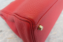 画像をギャラリービューアに読み込む, HERMES/エルメス ケリー35 トリヨンクレマンス ルージュカザック □Q刻印 ショルダーバッグ 700030078