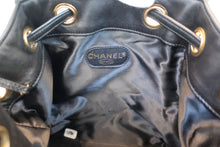 画像をギャラリービューアに読み込む, CHANEL/シャネル ココマーク巾着チェーンショルダーバッグ ラムスキン ブラック/ゴールド金具 ショルダーバッグ 800090057