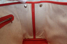 Load image into Gallery viewer, HERMES GARDEN PARTY PM Country leather Rouge pivoine R Engraving Tote bag 700110143