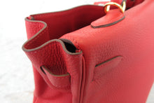 画像をギャラリービューアに読み込む, HERMES/エルメス ケリー35 トリヨンクレマンス ルージュカザック □Q刻印 ショルダーバッグ 700030078