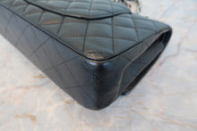 Load image into Gallery viewer, CHANEL Matelasse Double Flap Double Chain shoulder bag Caviar skin Black/Silver hardware Shoulder bag 800090199