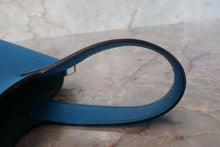 Load image into Gallery viewer, HERMES PICOTIN LOCK PM Clemence leather Blue zanzibar A Engraving Hand bag 700110157
