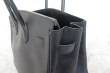 將圖片載入圖庫檢視器 HERMES/エルメス ケリー28 ボックスカーフ ブラック ハンドバッグ 700060225