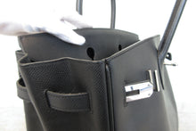 画像をギャラリービューアに読み込む, HERMES/エルメス バーキン35 ヴォーエプソン ブラック □K刻印 ハンドバッグ 700100149