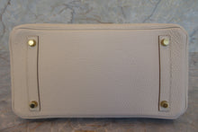 Load image into Gallery viewer, HERMES BIRKIN 30 Togo leather Craie A Engraving Hand bag 700070176