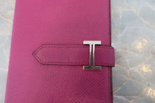 画像をギャラリービューアに読み込む, HERMES/エルメス ベアンスフレ ヴォーエプソン ローズパープル C刻印 財布 800020174