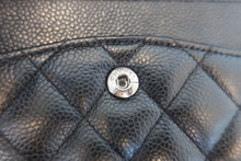 Load image into Gallery viewer, CHANEL Matelasse Double Flap Double Chain shoulder bag Caviar skin Black/Silver hardware Shoulder bag 800090199