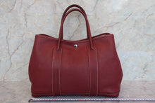 Load image into Gallery viewer, HERMES GARDEN PARTY PM Negonda leather Rouge H □K Engraving Tote bag 700110139