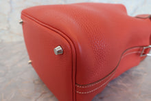 Load image into Gallery viewer, HERMES PICOTIN LOCK PM Clemence leather Sanguine □O Engraving Hand bag 700100103