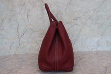 Load image into Gallery viewer, HERMES GARDEN PARTY PM Negonda leather Rouge H □K Engraving Tote bag 700110139