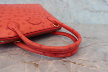 將圖片載入圖庫檢視器 HERMES/エルメス ボリード27 オーストリッチ ルージュ □B刻印 ショルダーバッグ 800060122