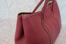 Load image into Gallery viewer, HERMES GARDEN PARTY PM Negonda leather Rouge H □K Engraving Tote bag 700110139
