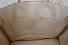 Load image into Gallery viewer, HERMES BIRKIN 30 Togo leather Craie A Engraving Hand bag 700070176
