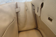 Load image into Gallery viewer, HERMES BIRKIN 30 Togo leather Craie A Engraving Hand bag 700070176
