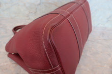 Load image into Gallery viewer, HERMES GARDEN PARTY PM Negonda leather Rouge H □K Engraving Tote bag 700110139