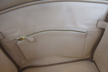 Load image into Gallery viewer, HERMES BIRKIN 30 Togo leather Craie A Engraving Hand bag 700070176