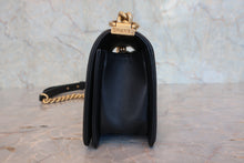画像をギャラリービューアに読み込む, CHANEL/シャネル ボーイシャネルチェーンショルダーバッグ ラムスキン ブラック/ゴールド金具 ショルダーバッグ 800090194