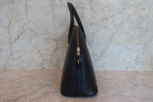 将图片加载到图库查看器,HERMES/BOLIDE 31 Box carf leather Black 〇Y刻印 Hand bag 700120244