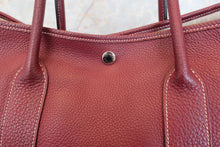 Load image into Gallery viewer, HERMES GARDEN PARTY PM Negonda leather Rouge H □K Engraving Tote bag 700110139