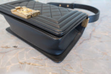 画像をギャラリービューアに読み込む, CHANEL/シャネル ボーイシャネルチェーンショルダーバッグ ラムスキン ブラック/ゴールド金具 ショルダーバッグ 800090194