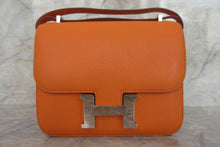 Load image into Gallery viewer, HERMES CONSTANCE3 MINI Verso Chevre myzore goatskim Orange/Rose azalee U Engraving Shoulder bag 700030122