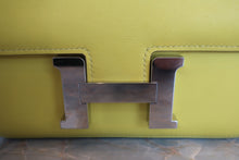 画像をギャラリービューアに読み込む, HERMES/エルメス コンスタンス3 ミニ ヴォースイフト ライム D刻印 ショルダーバッグ 700050088