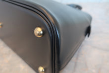 将图片加载到图库查看器,HERMES/BOLIDE 31 Box carf leather Black 〇Y刻印 Hand bag 700120244