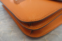 Load image into Gallery viewer, HERMES CONSTANCE3 MINI Verso Chevre myzore goatskim Orange/Rose azalee U Engraving Shoulder bag 700030122