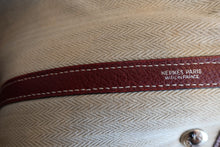 Load image into Gallery viewer, HERMES GARDEN PARTY PM Negonda leather Rouge H □K Engraving Tote bag 700110139
