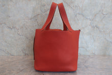 画像をギャラリービューアに読み込む, HERMES/エルメス ピコタンロックMM トリヨンクレマンス サンギーヌ □P刻印 ハンドバッグ 800020045