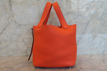 画像をギャラリービューアに読み込む, HERMES/エルメス ピコタンロックPM トリヨンクレマンス オレンジポピー A刻印 ハンドバッグ 700100200