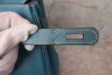 Load image into Gallery viewer, HERMES BIRKIN 30 Clemence leather Blue jean □M Engraving Hand bag 700100127